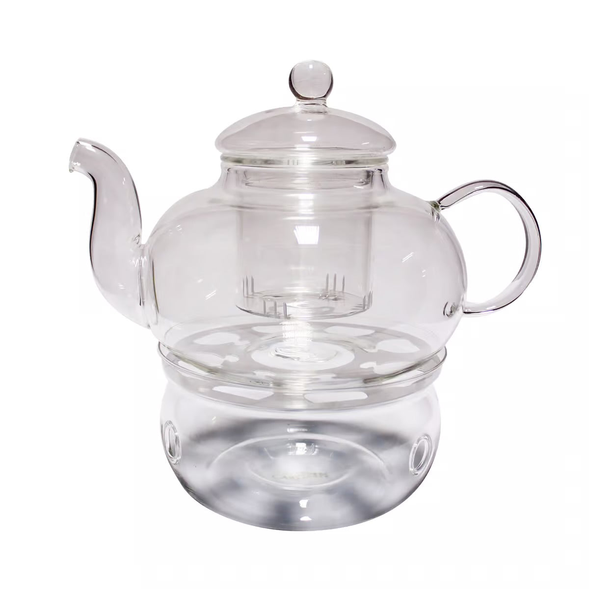 Glass Teapot with Strainer and Burner (1000ml)
