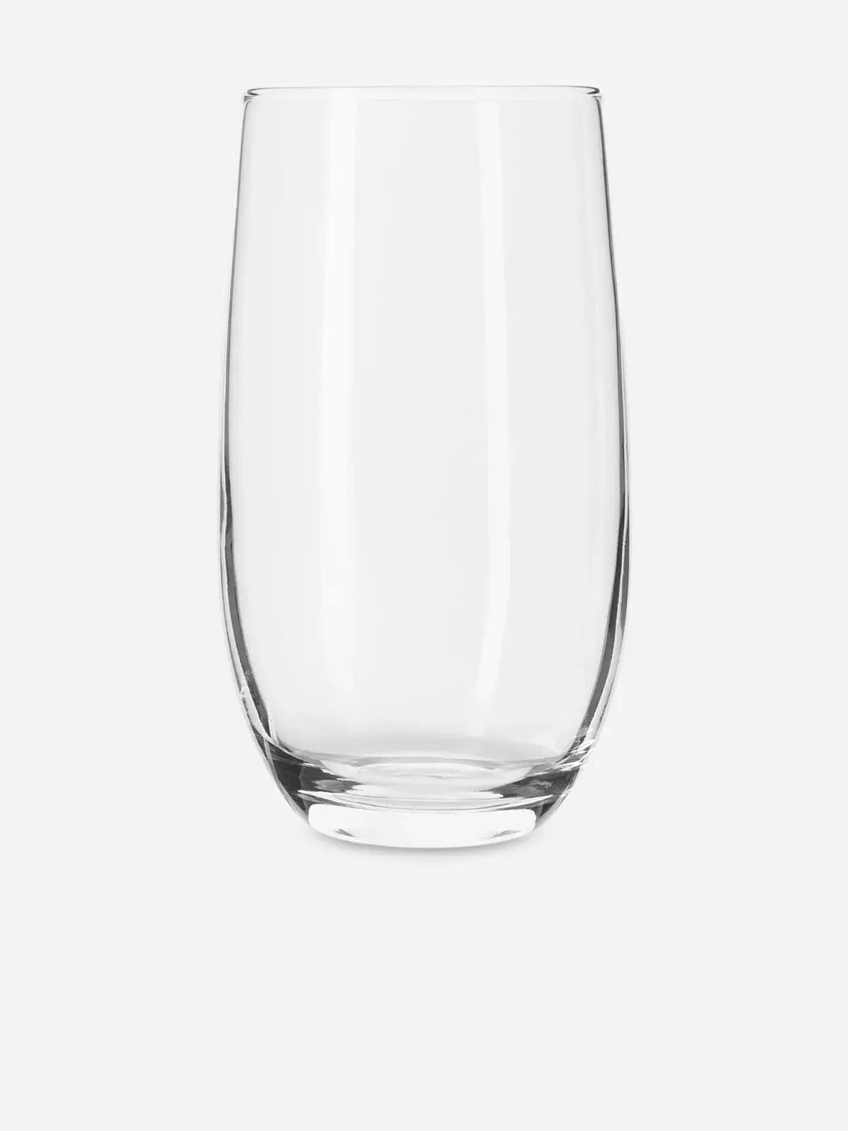 Viva Hi Ball Glass Set of 4 390ml - Stylish clear glass with fine rim for a smooth sip, perfect for any collection.