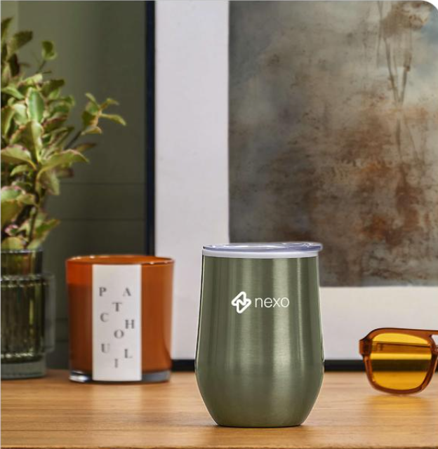 Serendipio Vogue Madison Stainless Steel & Plastic Double-Wall Tumbler - 350ml