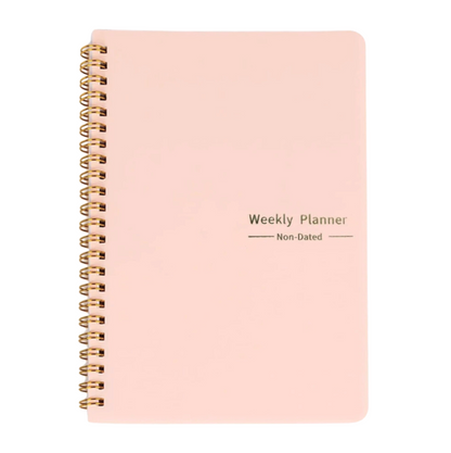 A5 Undated Habit Tracker & Weekly Planner Journa