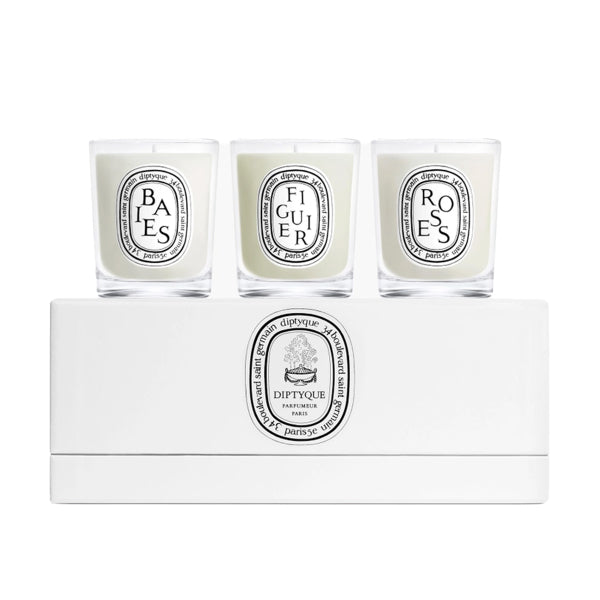 diptyque Mini Candle Set (Baies, Figuier, Roses) 3x70g