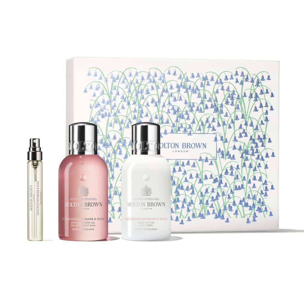 Molton Brown Delicious Rhubarb & Rose Travel Gift Set