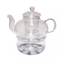 Glass Teapot with Strainer and Burner (1000ml)