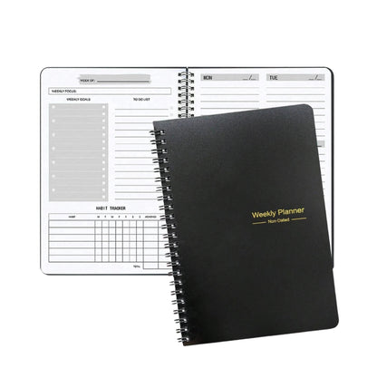 A5 Undated Habit Tracker & Weekly Planner Journa
