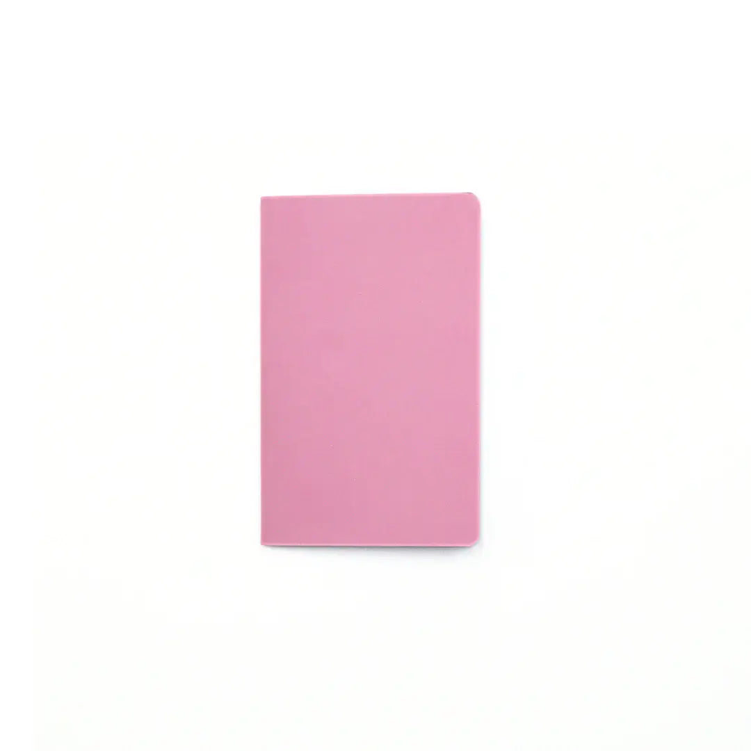 Love and macarons A6 notebooks in pink, perfect for stylish organization and note-taking.