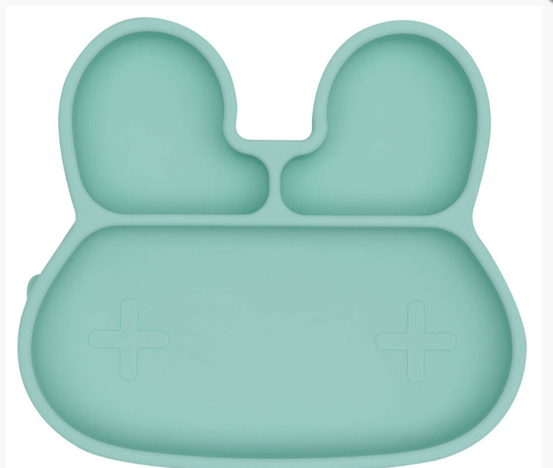 We Might Be Tiny Bunny Silicone Suction Plate