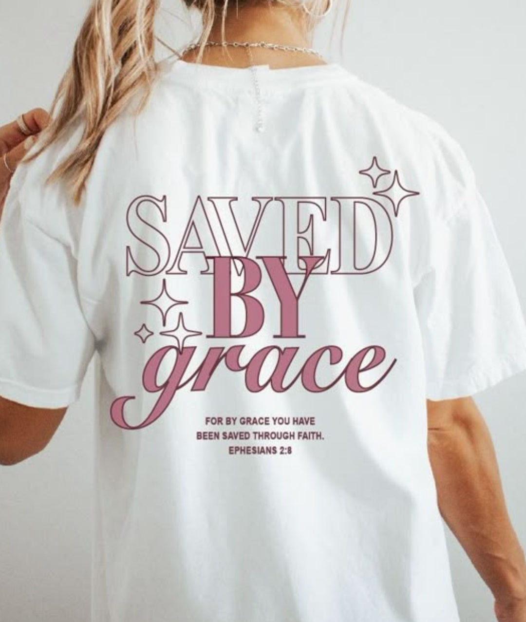 Saved by grace t-shirt