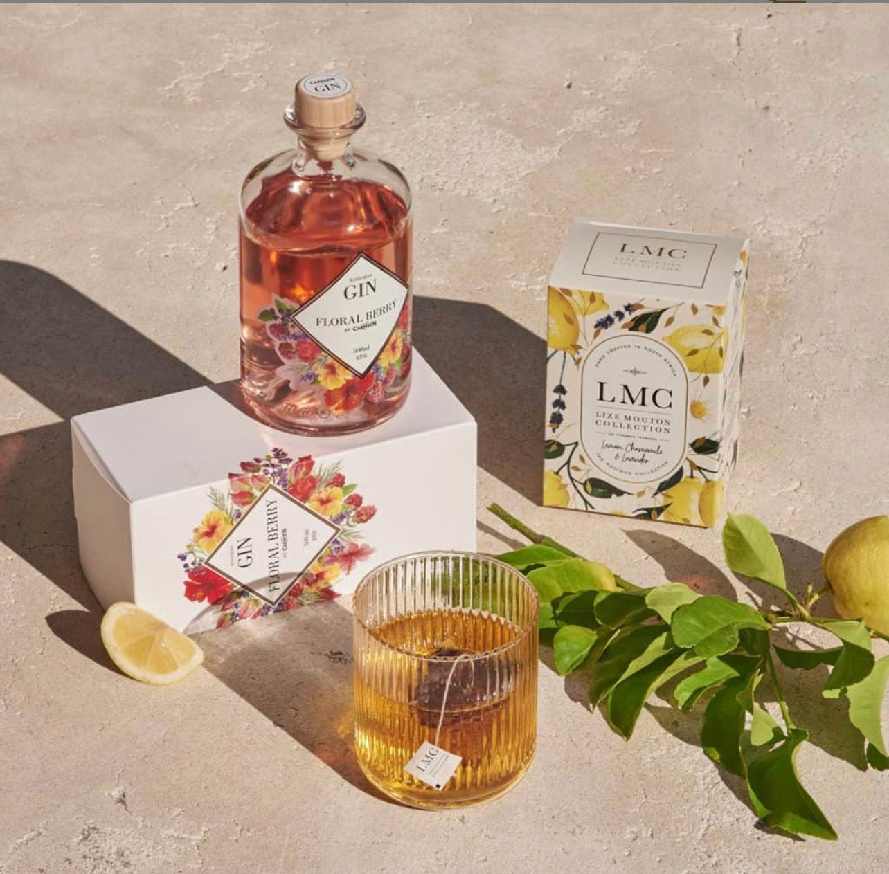 Floral Berry G & Tea Combo