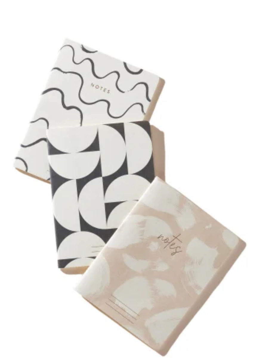 Natural Flex Notebooks, Set of 3