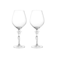 White Wine Glass Set of 2 - Connoisseur featuring hand-crafted stem and tulip bowl design.