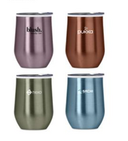 Serendipio Vogue Madison Stainless Steel & Plastic Double-Wall Tumbler - 350ml